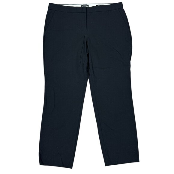 J. CREW Women's EUC Tollegno 1900 Paley Pant in Italian Stretch Wool | Size 14 - Picture 2 of 10